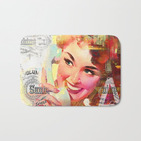 Wait a minute, I'll be right back Bath Mat