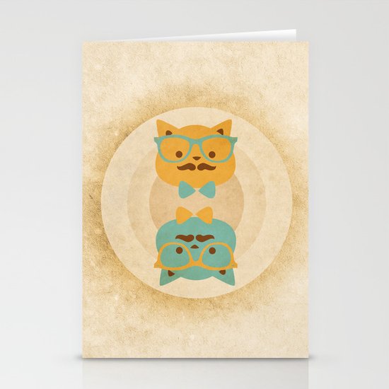 Vintage cats Stationery Cards