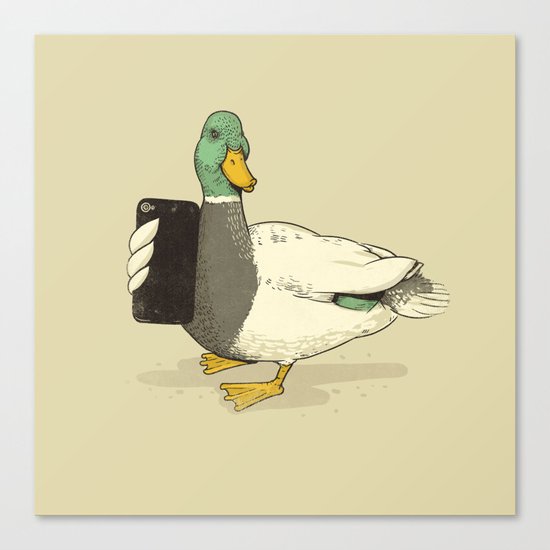 Duck Lips Canvas Print