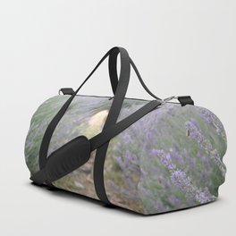 The Path Through Lavender Landscape Photograph Duffle Bag