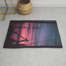 Commercial Riggings with Sunset Rug | Nature, Landscape, Photo 