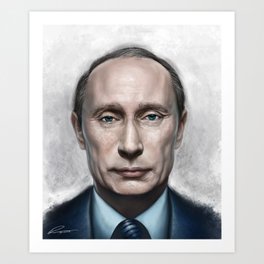 Vladimir Putin Art Print