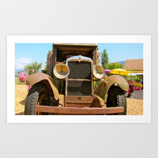 Desert Cafe Art Print