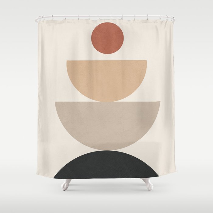 Geometric Modern Art 31 Shower Curtain