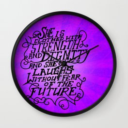 Laughs Without Fear Wall Clock