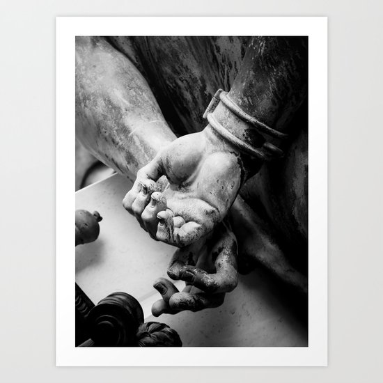 CHAINS. Art Print