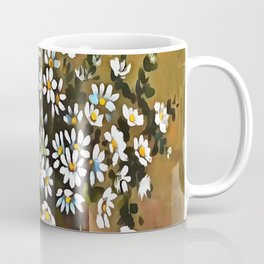 Daisies In A Copper Colored Vase Coffee Mug