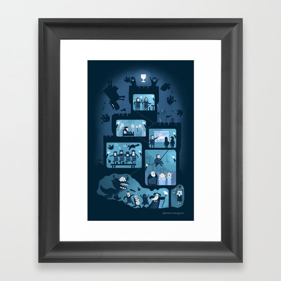 It is a silly place Framed Art Print
