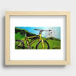 the bike Recessed Framed Print