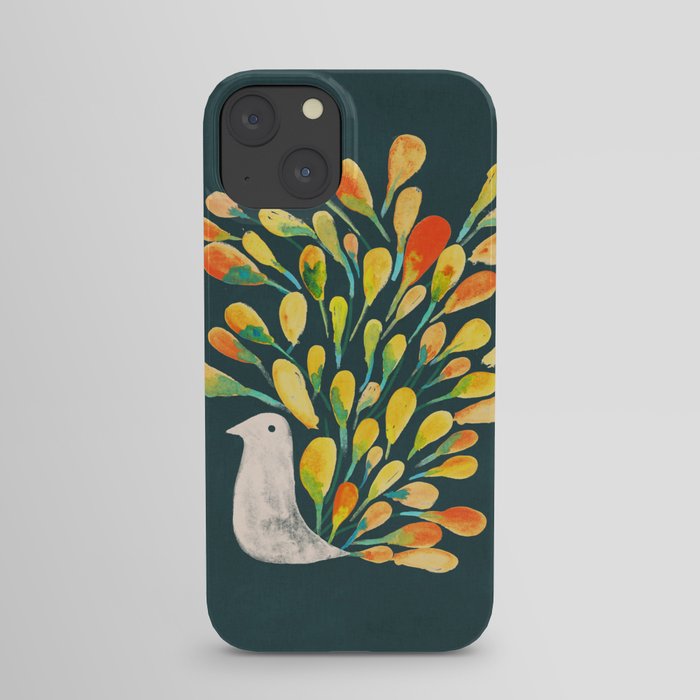 Watercolor Peacock iPhone Case