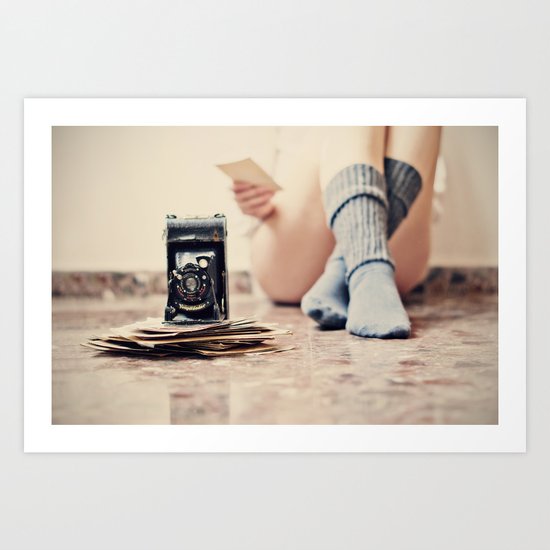 Past time will not return Art Print