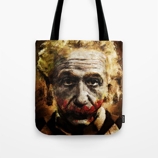 Einstein The Joker (Relatively Funny) Tote Bag