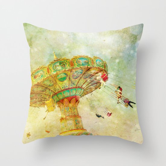 Round and Round Throw Pillow