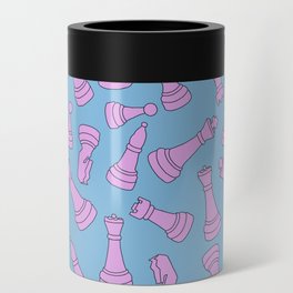 Chess Mate Pink/Blue Can Cooler