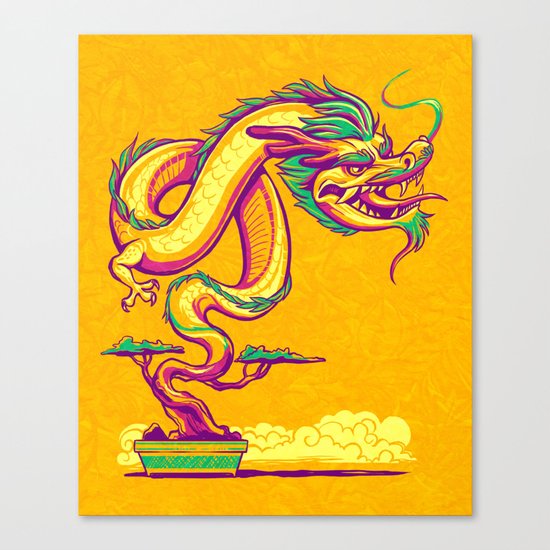 Bonsai Dragon Canvas Print
