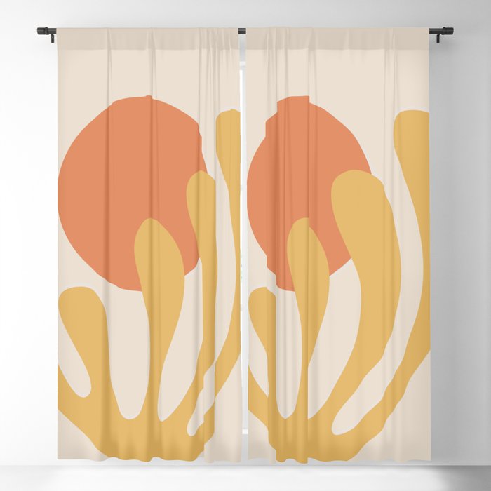 Henri Matisse Inspired Cut Outs Blackout Curtain
