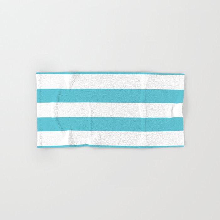 Simply Stripes in Seaside Blue Hand & Bath Towel