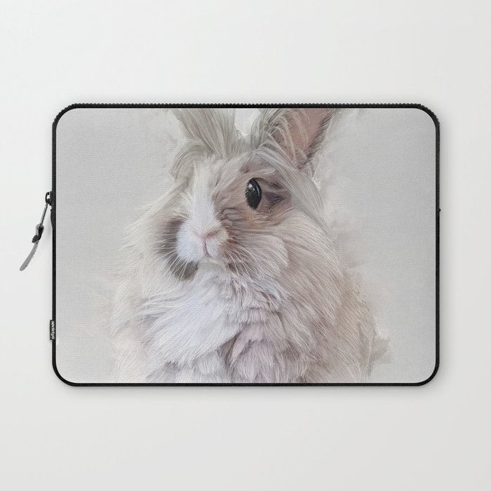 Dwarf Angora Rabbit Wildlife Portrait Laptop Sleeve