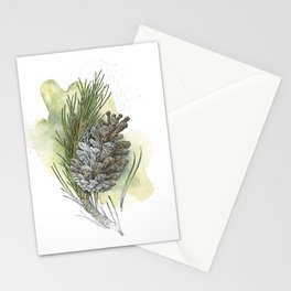 Pine Cone Stationery Cards