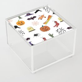 Cute Halloween Patterns Acrylic Box