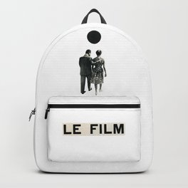 Le Film Backpack | French, Typography, Curated, Blackandwhite, Paper, Movie, Bigscreen, Cassiabeck, Monochrome, Midcentury 
