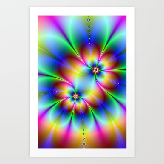 Flowers and Flowers Art Print