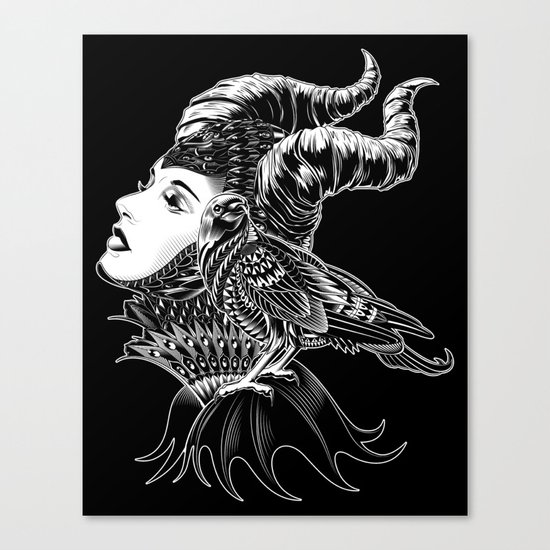 Maleficent Tribute Canvas Print