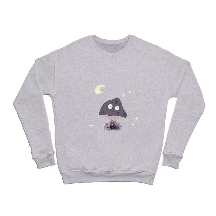 Shocked Mushroom - Purple Crewneck Sweatshirt