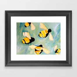 Bees Framed Art Print