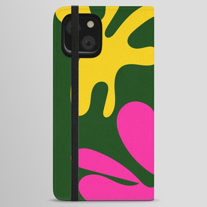 10 Matisse Cut Outs Inspired 220602 Abstract Shapes Organic Valourine Original iPhone Wallet Case