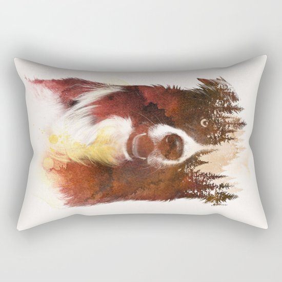 One night in the forest Rectangular Pillow
