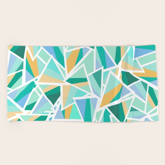 Triangles Beach Towel