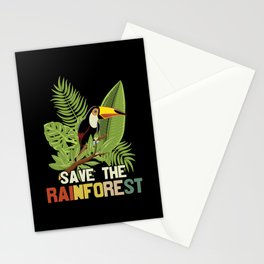 Save The Rainforest Stationery Card