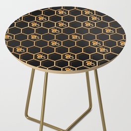 Honeycomb Bee Pattern 24132913 Side Table
