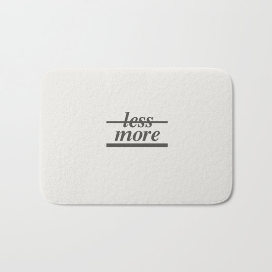 Typography Bath Mat