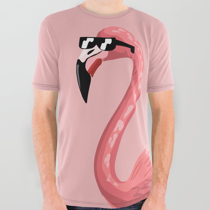Flamazing Flamingo - what would a flamingo say if it could talk All Over Graphic Tee