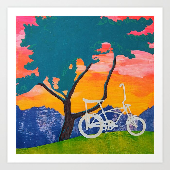 Bike Hike - Summer Vibes Art Print