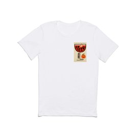 Aperol Spritz Cocktail Print T Shirt