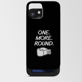 Boxing One More Round Boxer Box iPhone Card Case