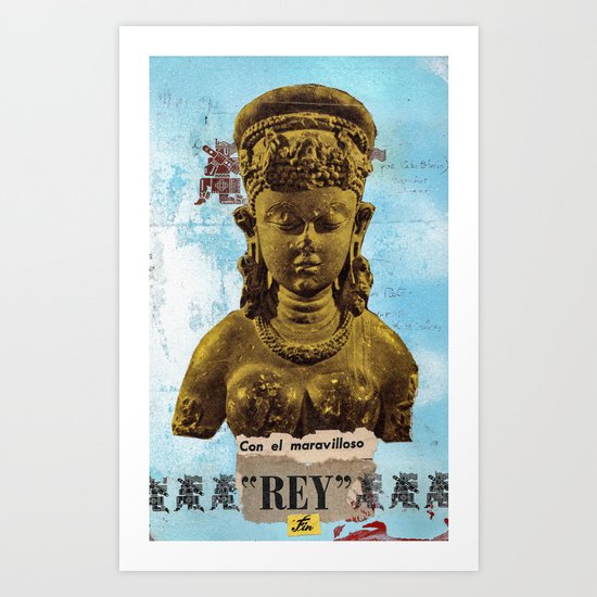El Maravilloso Rey Art Print