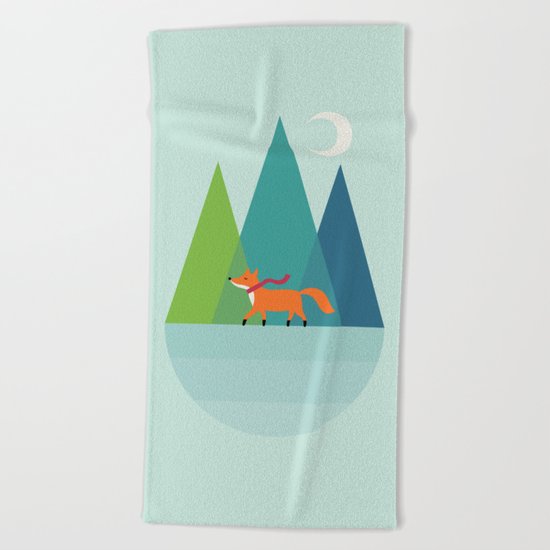 Winter Wish Beach Towel