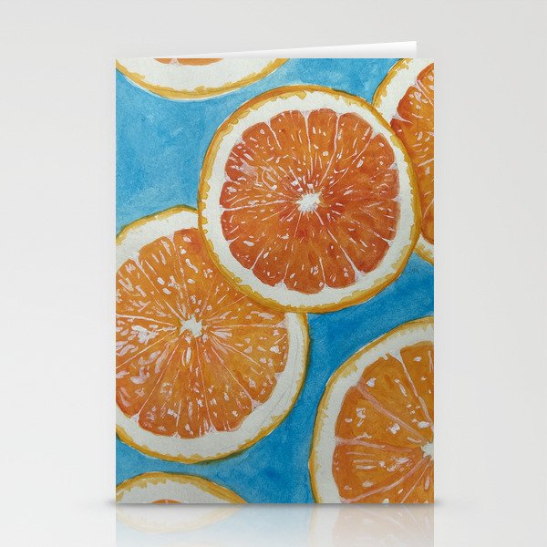 oranges Stationery Cards