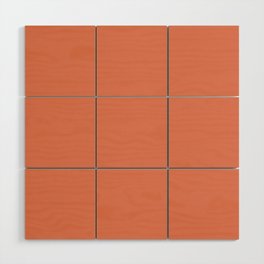 Passion Orange Wood Wall Art