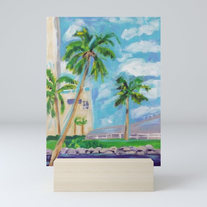 city of palms Mini Art Print