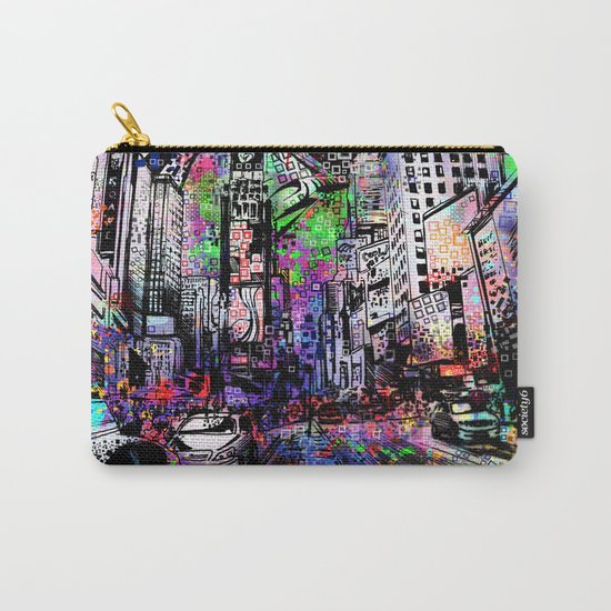 new york city urban collage Carry-All Pouch