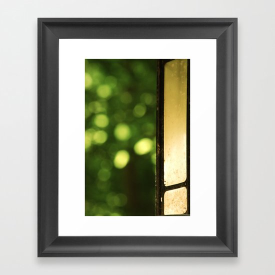Outdoor Bokeh Framed Art Print