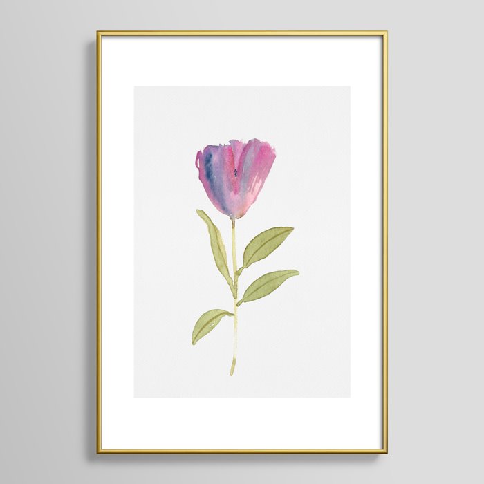 Very Peri Bloom Framed Art Print