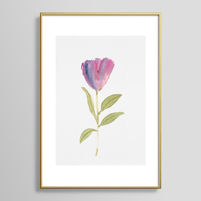 Very Peri Bloom Framed Art Print Very Peri Bloom Framed Art Print