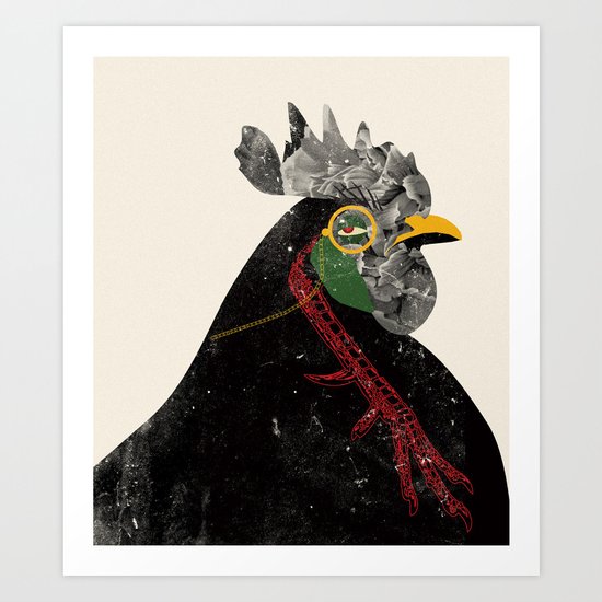Rooster Art Print