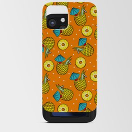 pineapple cocktails - orange iPhone Card Case